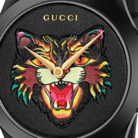 gucci watch with cat face